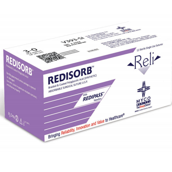 Myco Medical Supplies V392-M Myco Medical - RELI® PRO Redisorb VIO BR 4-0 MFS-2 18 Myco Medical Supplies V392-M Myco Medical - RELI® PRO Redisorb VIO BR 4-0 MFS-2 18